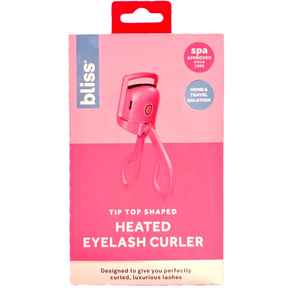 Bliss Heated Eyelash Curler in Hot Pink Rechargeable NIB